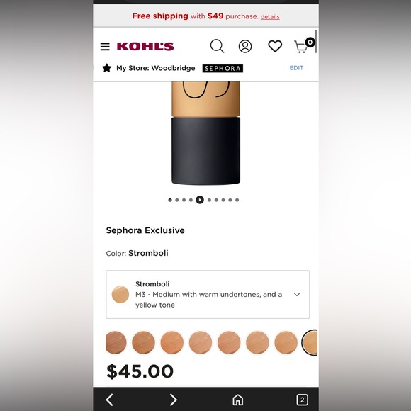 NARS Soft Matte Complete Foundation - Picture 2 of 5